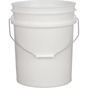 white 5 gallon bucket