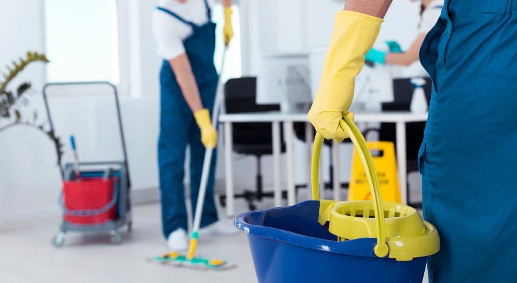 Commercial Cleaning Service Johns Creek - cleaning small business conference room