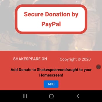 PWA Add to Home button